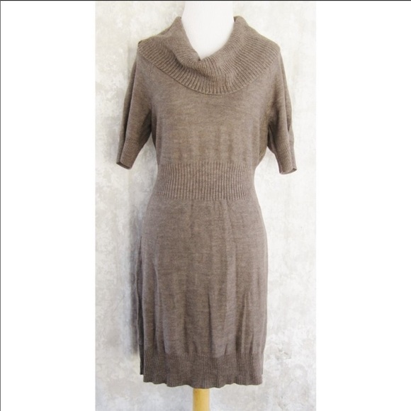 LOFT Dresses & Skirts - Ann Taylor loft Brown Sweater Dress Medium